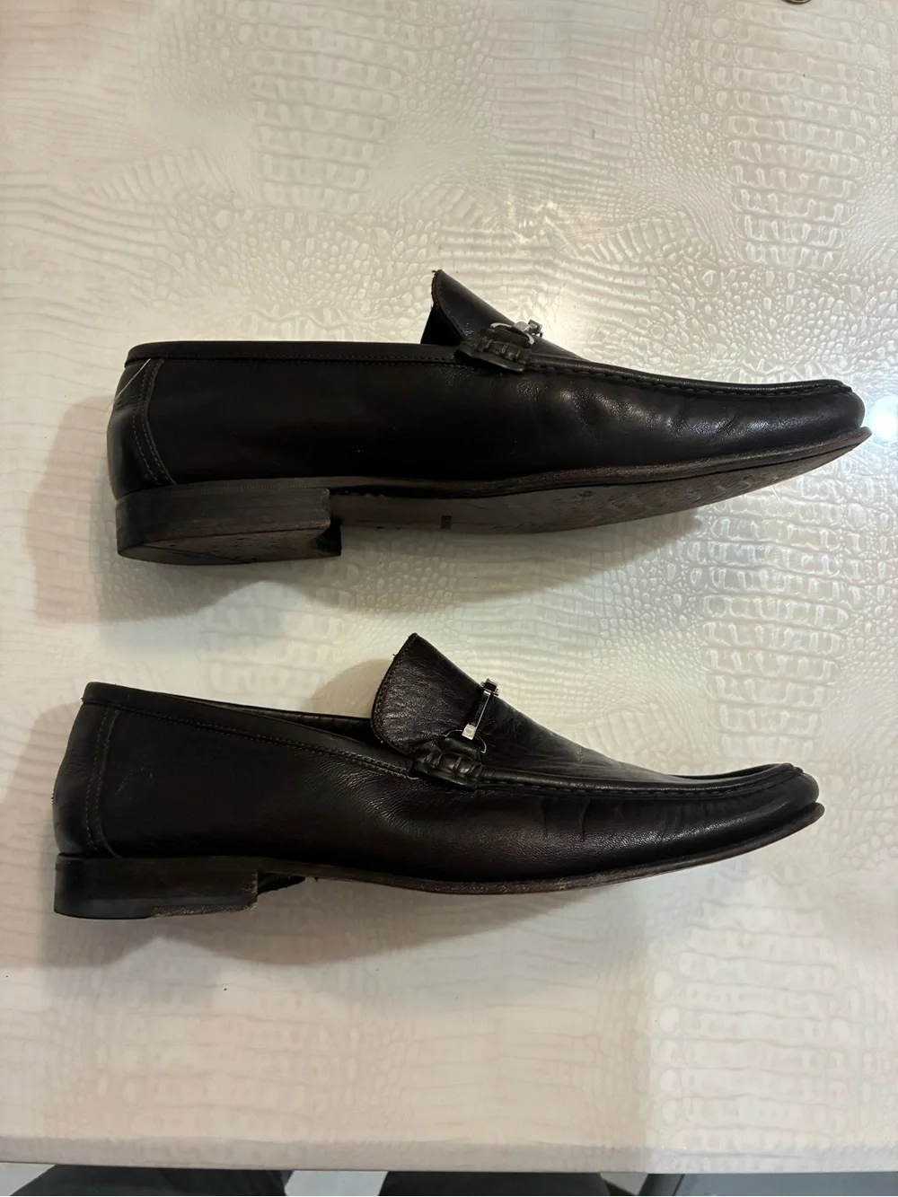 Brunomagli   Leather Bit Loafers for Men